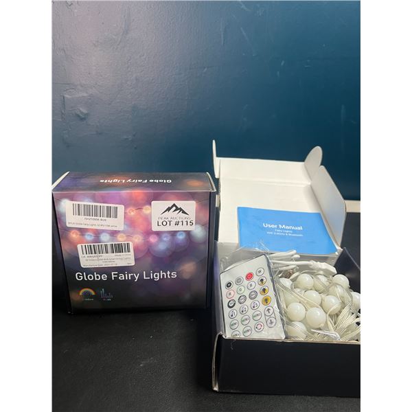 Lot of 2 Globe RGB Fairy String Lights - 32.8FT Length