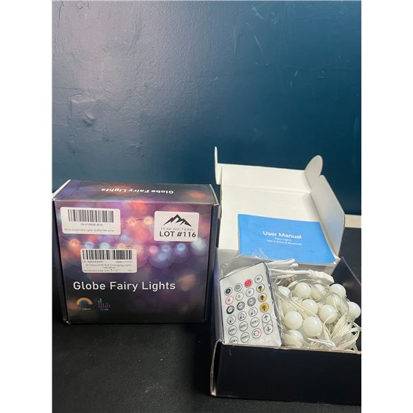 Lot of 2 Globe RGB Fairy String Lights - 32.8FT Length