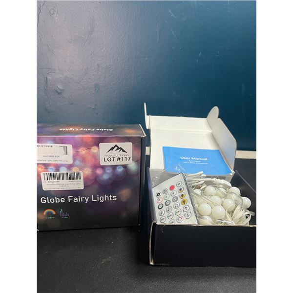 Lot of 2 Globe RGB Fairy String Lights - 32.8FT Length