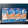 Image 1 : Lot of 4 Silicone Scar Sheets - Improves, Heals, & Lightens Scars