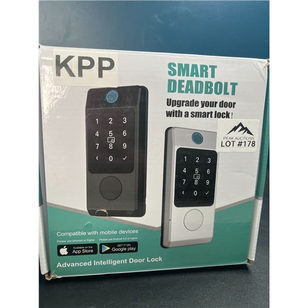Lot of 1 Smart Deadbolt Intelligent Touchpad Door Lock