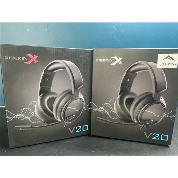 Lot of 2 Gaming Headsets for Xbox, Playstation, and PC