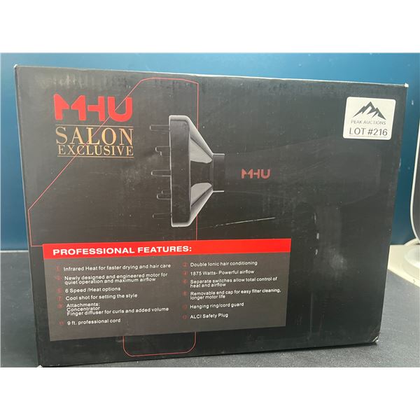 Lot of 1 MHU Salon Exclusive Hair Dryer