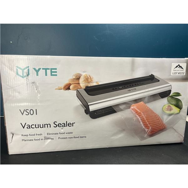 Lot of 1 Vacuum Sealer Machine