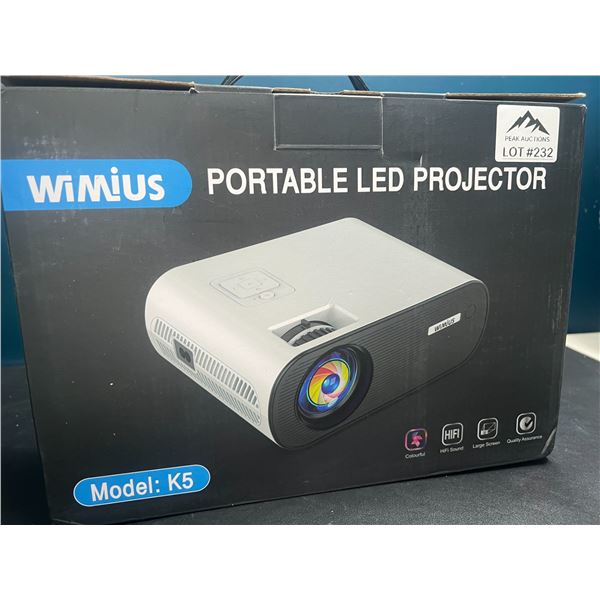 Lot of 1 Portable LED Video Projector