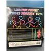Image 2 : Lot of 3 Multi-Packs of LED Pop Fidget Tube Sensory Toys for Kids