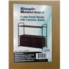 Image 2 : Lot of 1 Simple Houseware 3-Layer Closet Storage Organizer w/ 2 Drawers - Bronze
