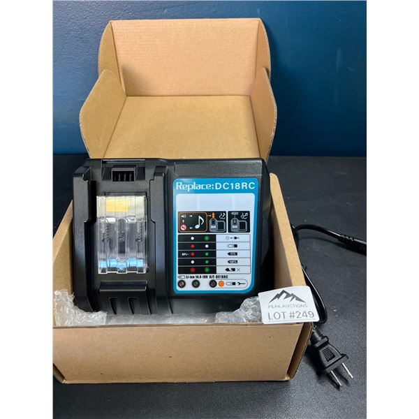 Lot of 1 Aftermarket Makita Battery 18V Rapid Charger - DC18RC