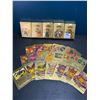 Image 1 : Lot of 5 Packs of Fan Art Gold Foil Pokemon Cards