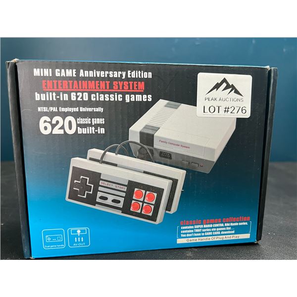 Lot of 1 Mini Game Anniversary Edition Console (620 Classic/Retro Built-In Games)