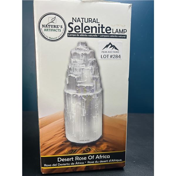 Lot of 1 Natural Selenite Crystal Lamp