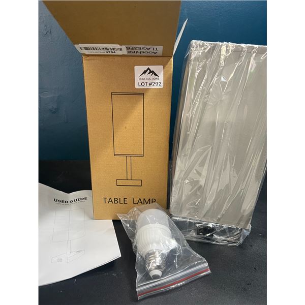 Lot of 1 LED Table Lamp w/ Bulb & USB Port Charging Base