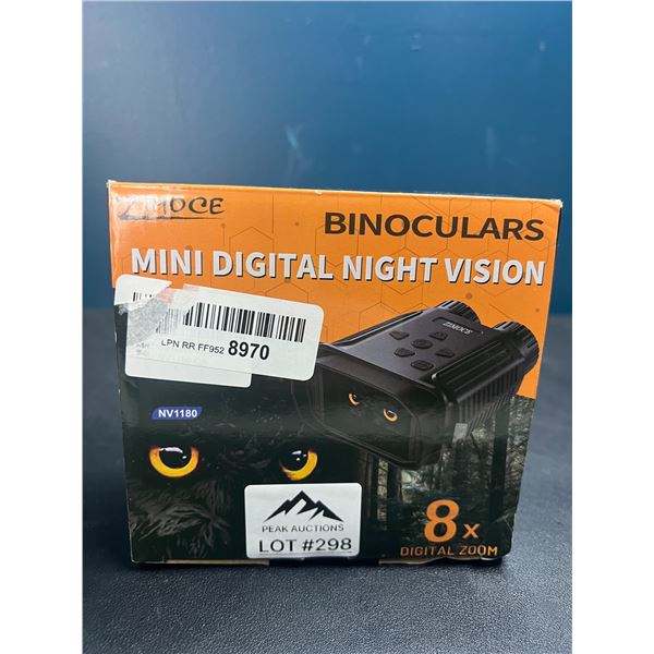 Lot of 1 Pair of Mini Digital Night Vision Binoculars