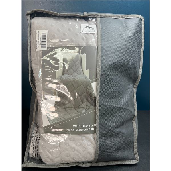 Lot of 1 Weighted Blanket w/ Glass Beads for Adults