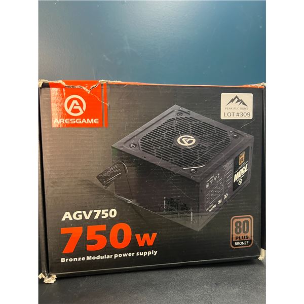 Lot of 1 Aresgame AGV650 650W Bronze Power Supply for PC