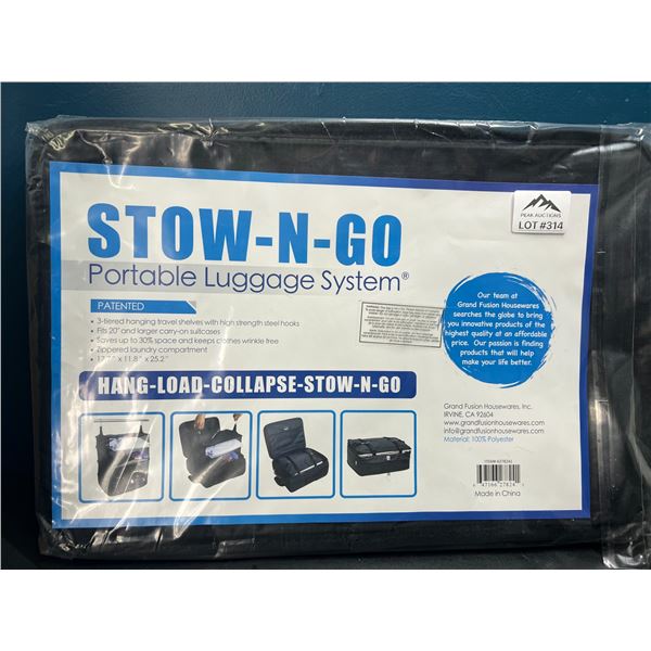 Lot of 1 Stow-N-Go Portable Luggage System