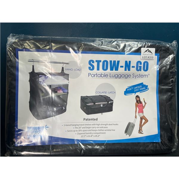 Lot of 1 Stow-N-Go Portable Luggage System
