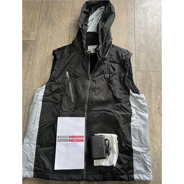 Lot of 1 Heated Vest for Men/Women (Size Small-Medium) w/ Powerbank