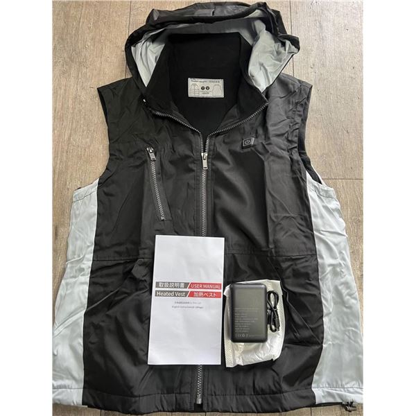 Lot of 1 Heated Vest for Men/Women (Size Medium-Large) w/ Powerbank