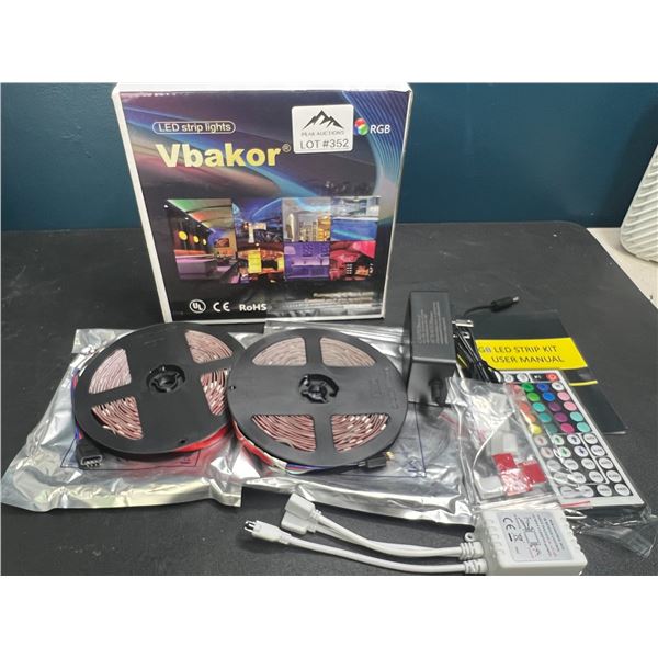 Lot of 1 LED Strip Light Kit w/ Remote Control - 32FT Length