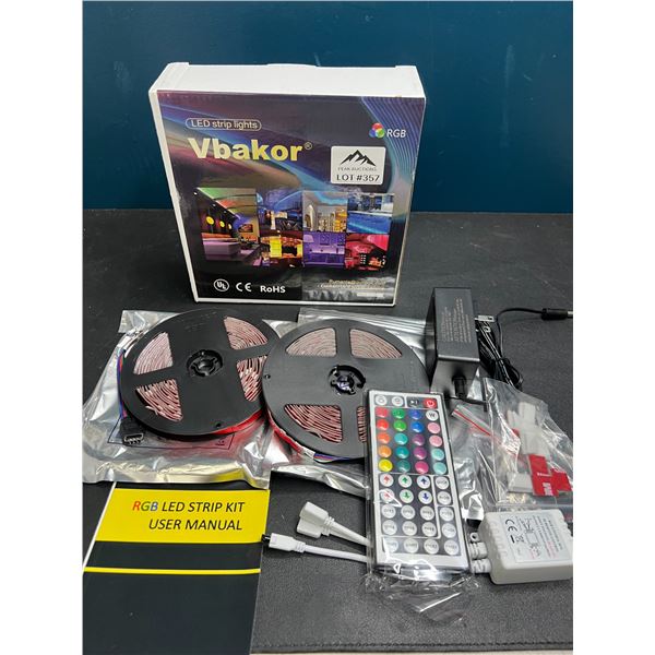 Lot of 1 LED Strip Light Kit w/ Remote Control - 32FT Length