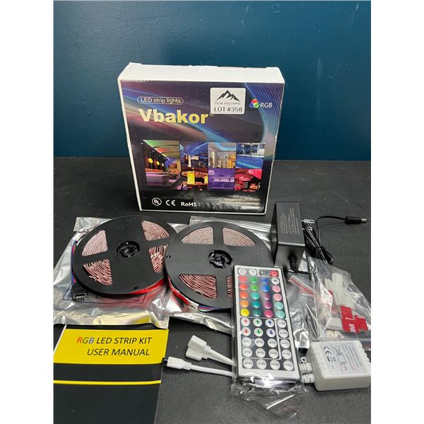 Lot of 1 LED Strip Light Kit w/ Remote Control - 32FT Length