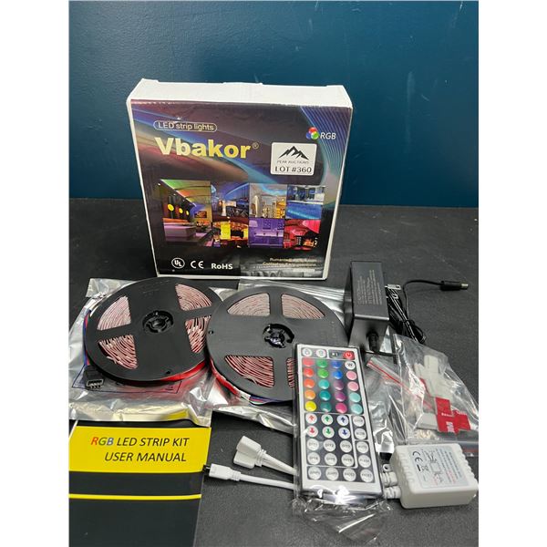 Lot of 1 LED Strip Light Kit w/ Remote Control - 32FT Length