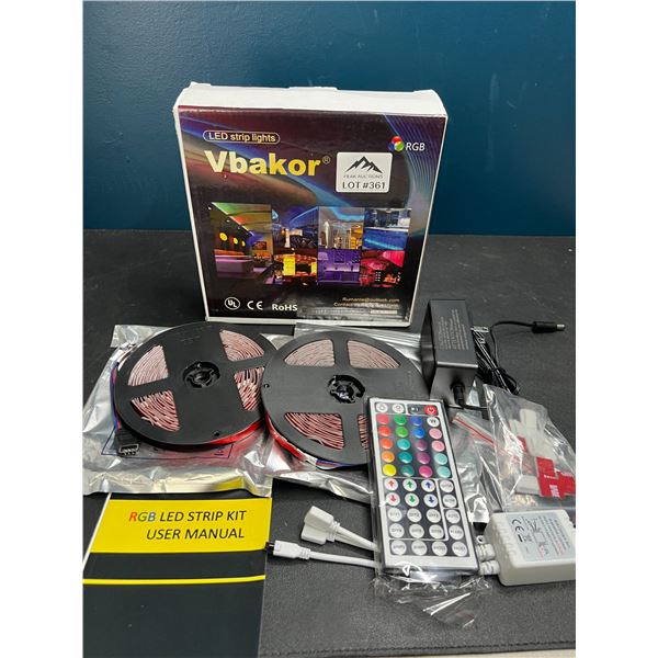 Lot of 1 LED Strip Light Kit w/ Remote Control - 32FT Length