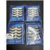 Image 1 : Lot of 4 Faux Mink Eyelashes - Multi-Packs