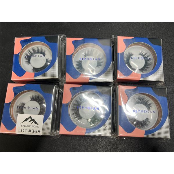 Lot of 6 Bepholan Faux Eyelashes