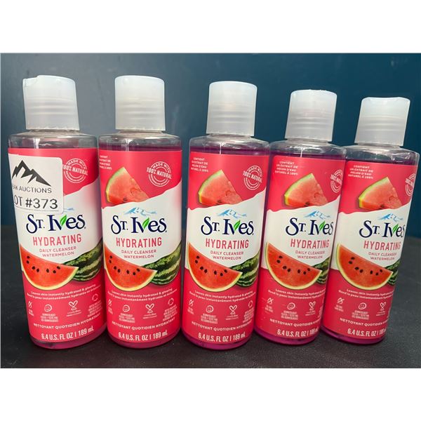 Lot of 5 St.Ives Hydrating Daily Cleanser - Watermelon