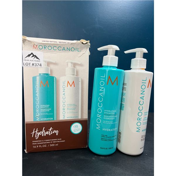 Lot of MoroccanOil Hydration Shampoo+Conditioner Combo Set