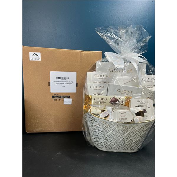Lot of 1 Godiva Chocolatier Premium Gift Basket Set