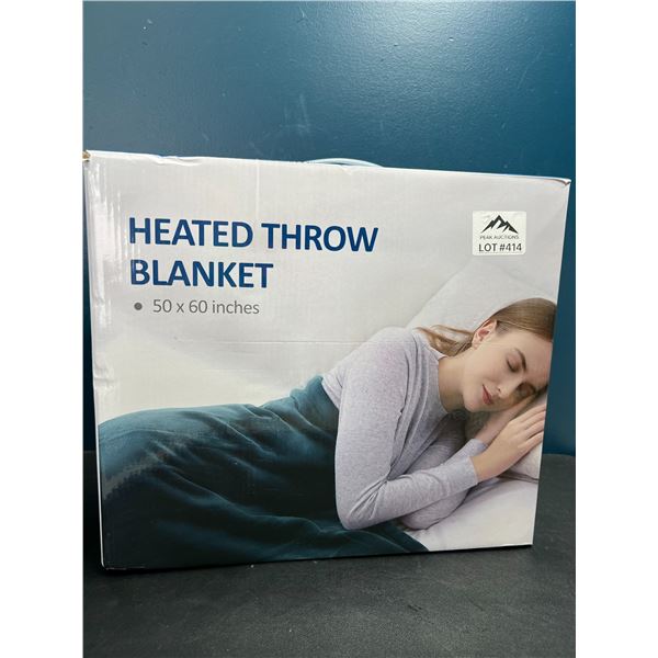 Lot of 1 Heated Throw Blanket - Red