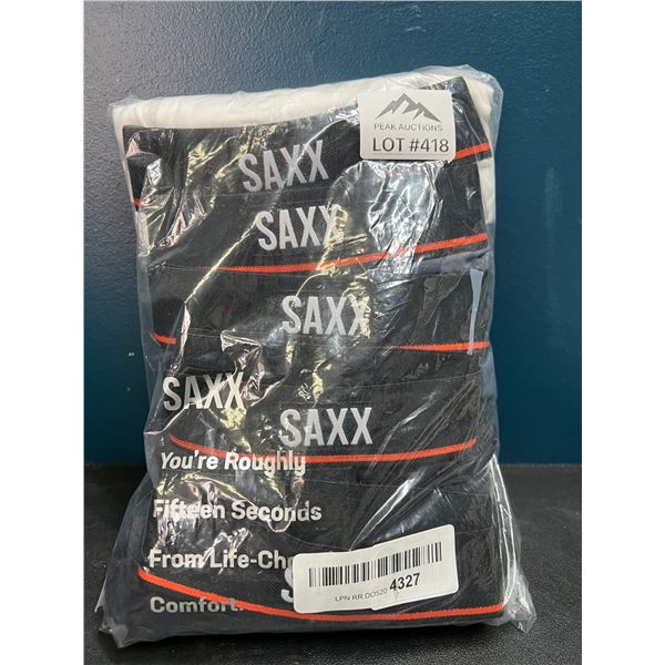 Lot of SAXX Non-Stop Stretch Cotton Boxer Trunks - 5 Pack - SIze Small