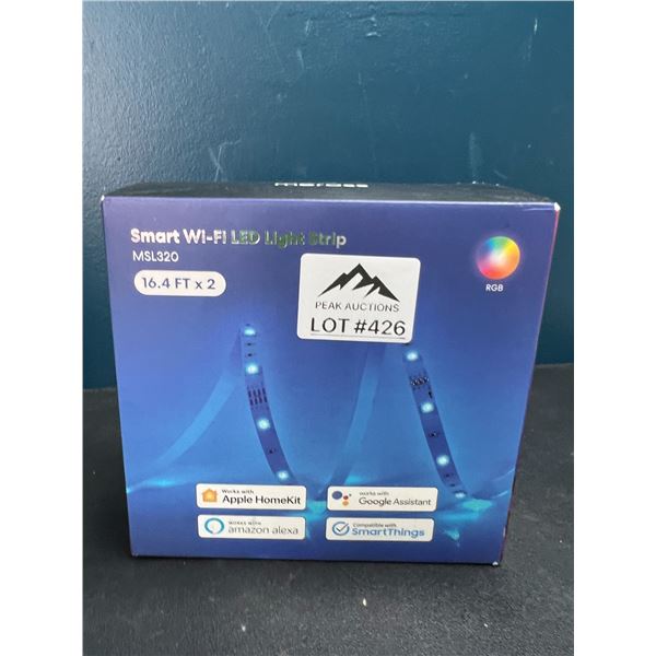 Lot of 1 Meross Smart WiFi LED Light Strips - 32FT Length