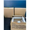 Image 1 : Lot of 3 Boxes of Square Mirrors w/ Adhesive Strips - 4 Sheets of Mirrors per box (12 total)
