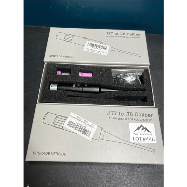 Lot of 2 .177 to .78 Caliber Laser Bore Sighters