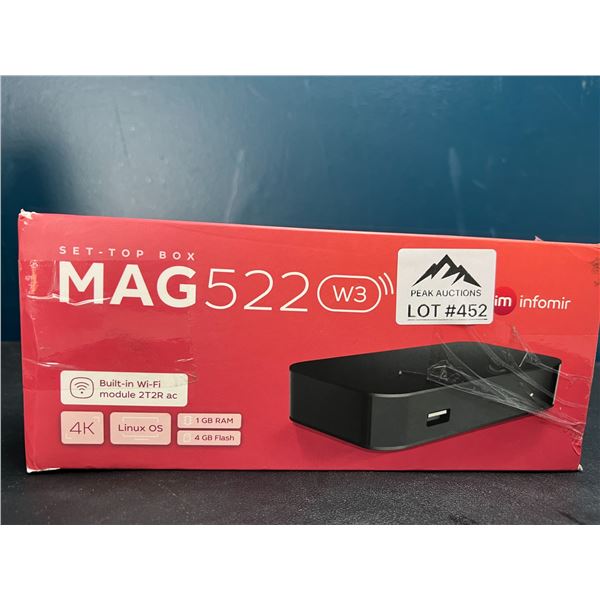 Lot of 1 Mag 522 W3 Set-Top Box