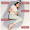 Image 1 : Lot of 1 iCozyHome Maternity/Pregnancy Pillow - Grey