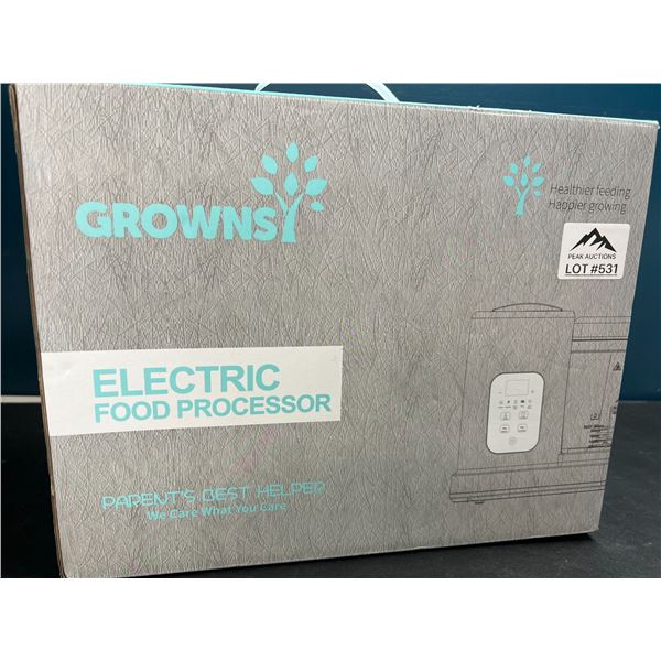 Lot of 1 Grownsy Multi-Function 7-in-1 Electric Food Processor/Baby Food Maker