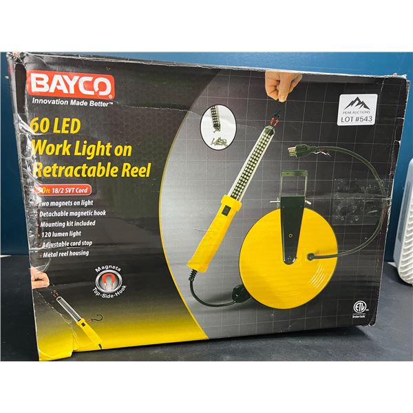Lot of 1 LED Worklight on Retractable Reel