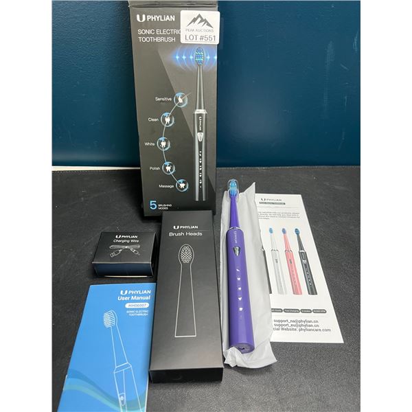 Lot of 1 Uphylian Sonic Electric Toothbrush