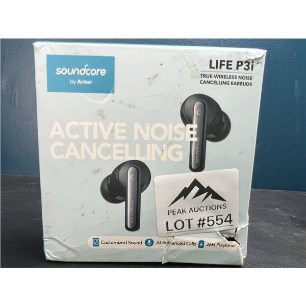 Lot of 1 Anker Soundcore Active Noise Cancelling True Wireless Earbuds