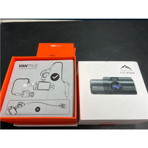 Lot of 1 Vantrue OnDash N4 3-Channel 4K Dash Camera