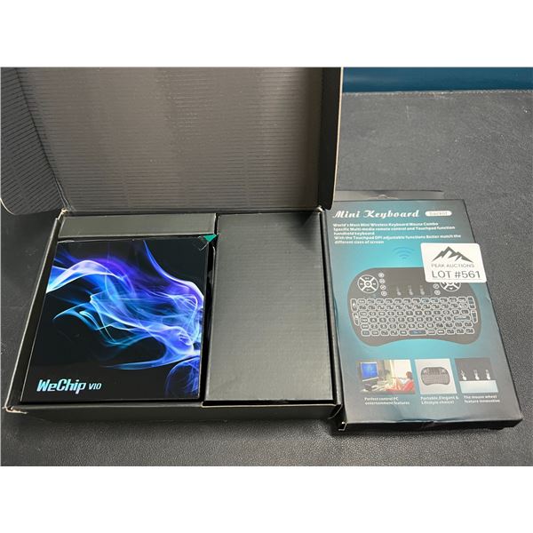 Lot of 1 Android TV Box w/ Mini Keyboard