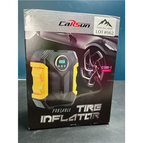 Lot of 1 CarSun Cordless & Portable Air Pump Tire Inflator