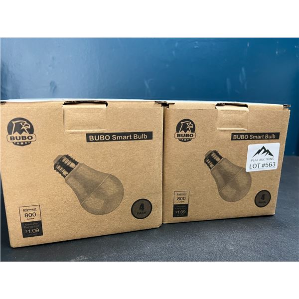 Lot of 2 Multi-Packs of Smart Bulbs - 4PCS per pack