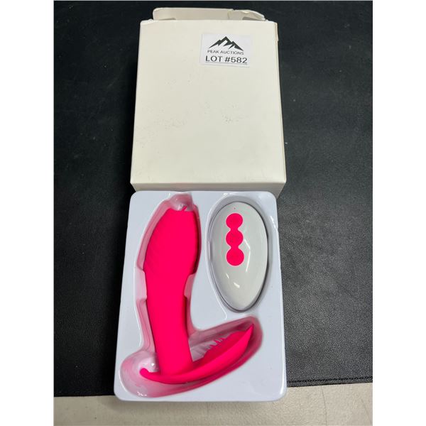 Lot of 1 Vibrating Silicone Sex Toy for Women w/ Remote Control
