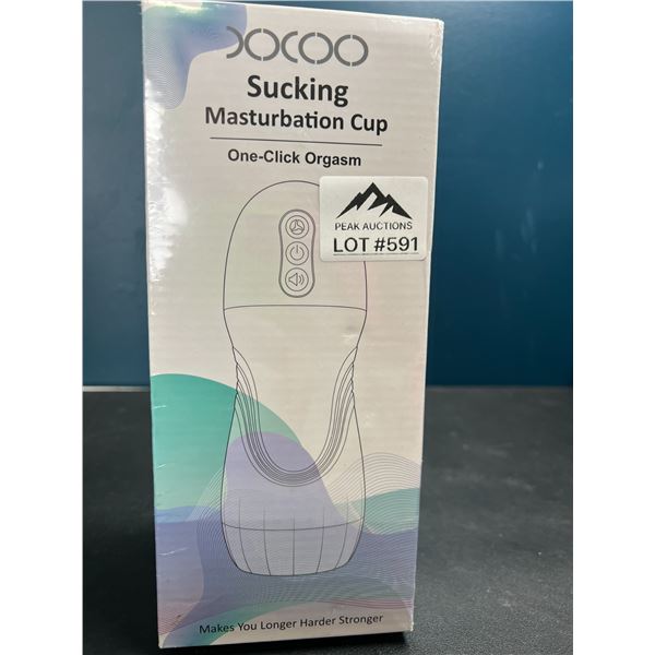 Lot of 1 Vibrating Sex Toy for Men w/ Sucking & Vibration